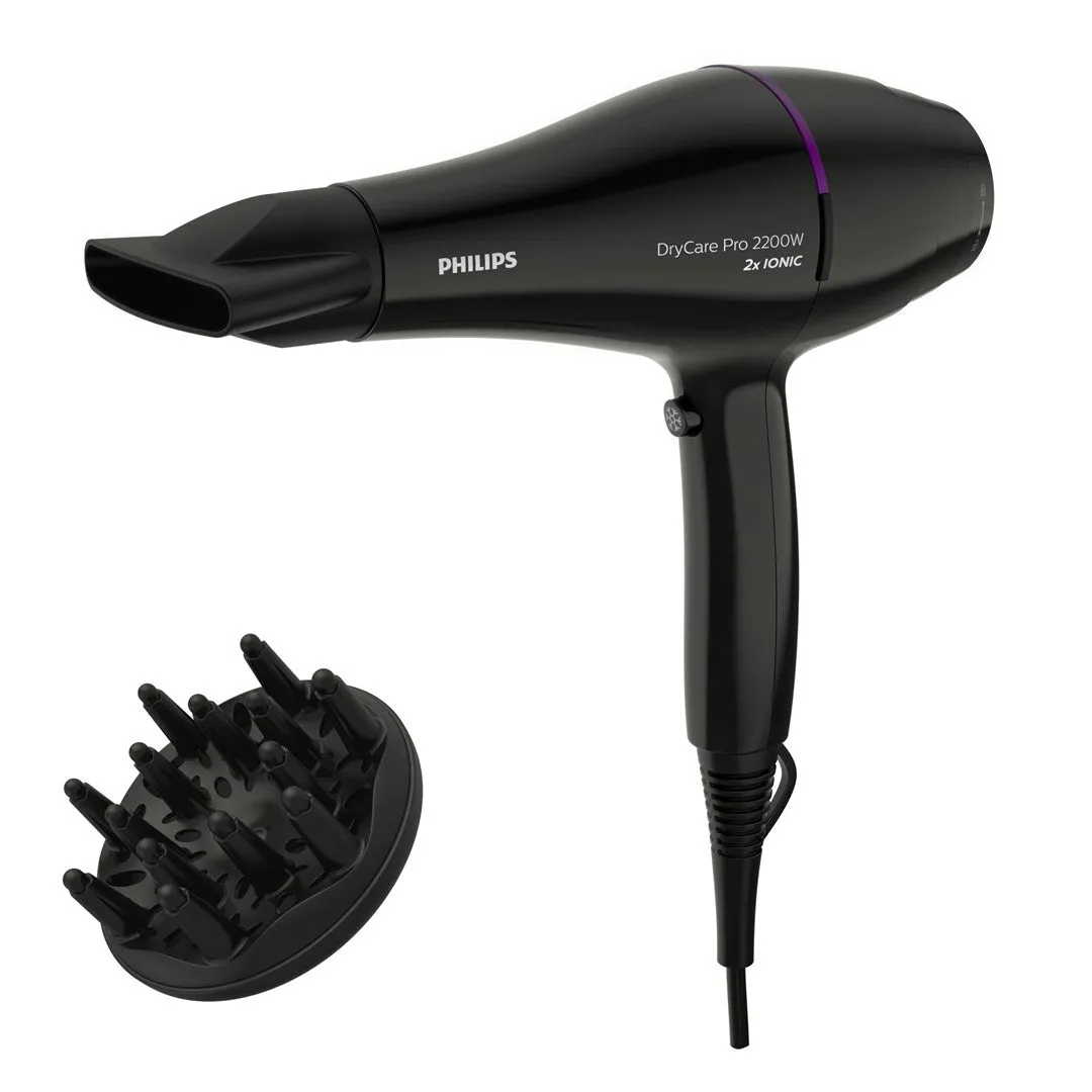 Philips Drycare Bhd274/00 Hair Dryer 2200 W Black