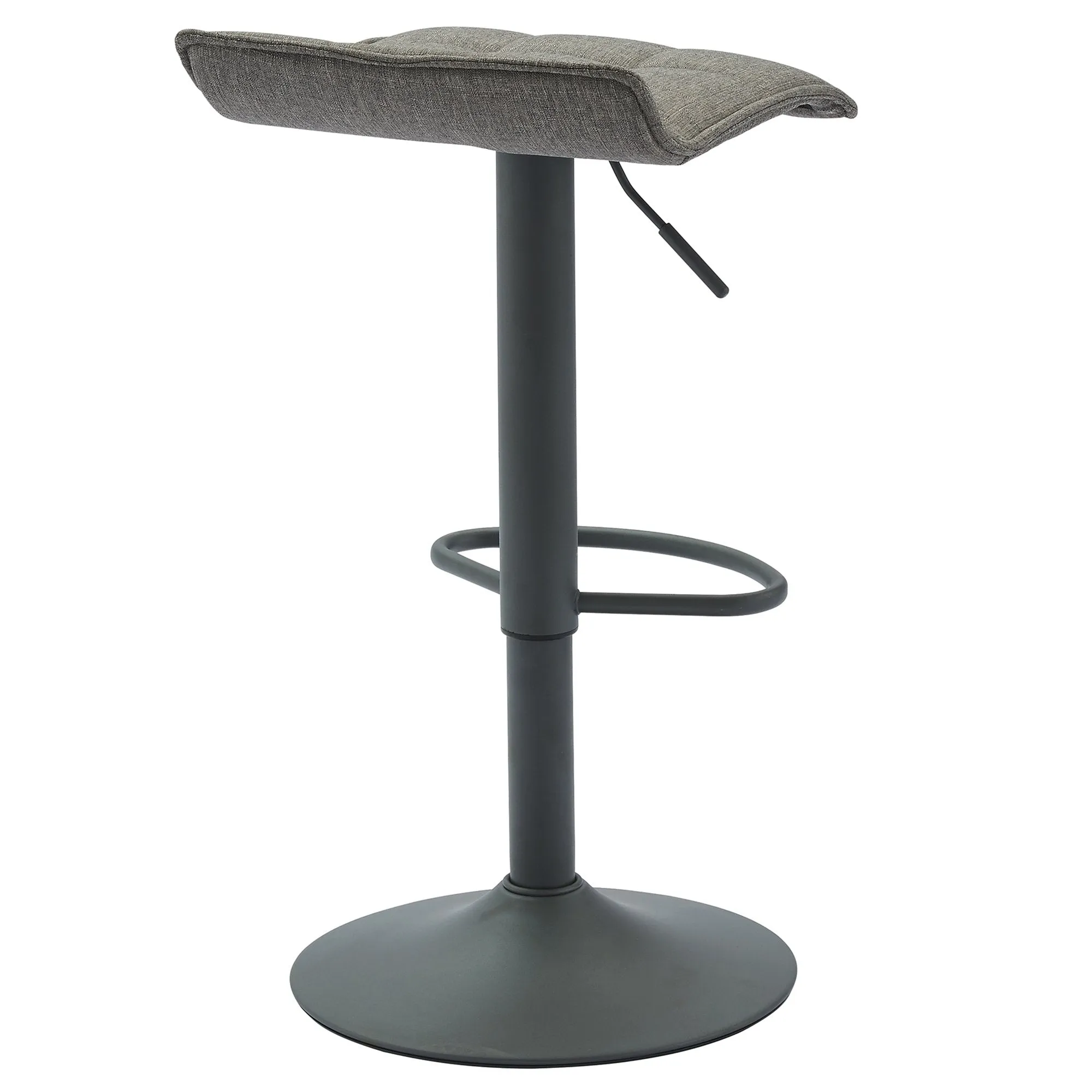 Pluto-Air Lift Stool-Grey Fabric