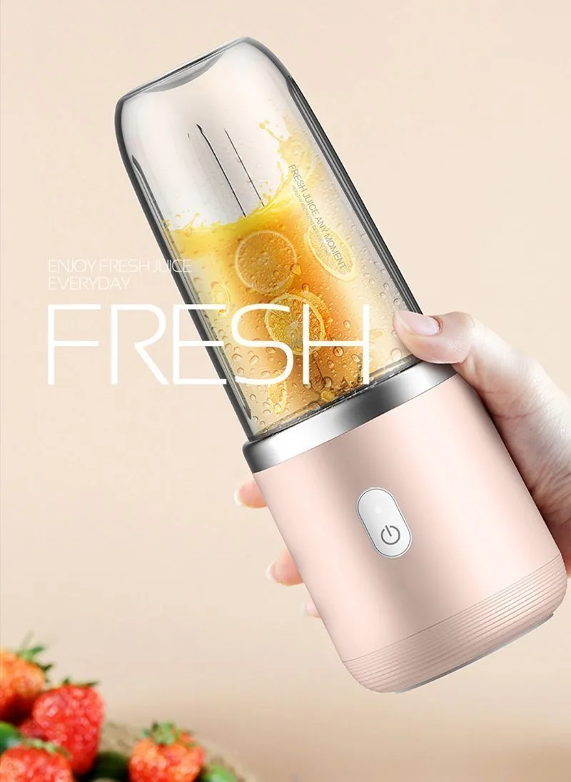 Portable Blender Bottle Juicer Rechargeable Smoothie Maker