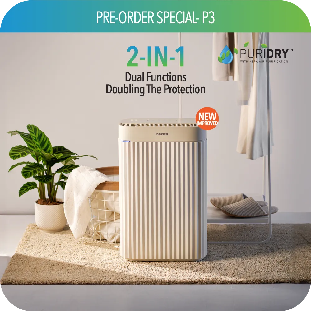 Pre-Order Special P3 - Dehumidifier   Air Purifier The 2-In-1 ND26 