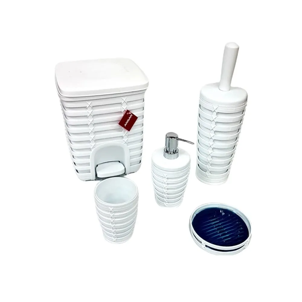 Prima Nova Palm 5pc Bathroom Set