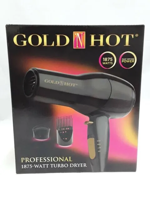 Professional 1875 - Watt Turbo Dryer by Gold ‘N Hot