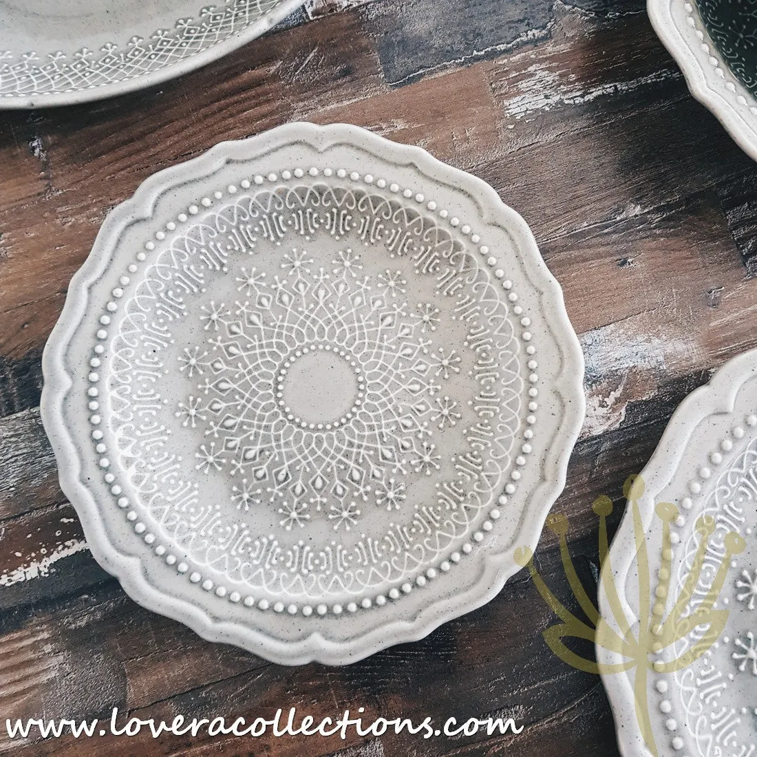 [RESTOCKED] French Lace Dinnerware Collection