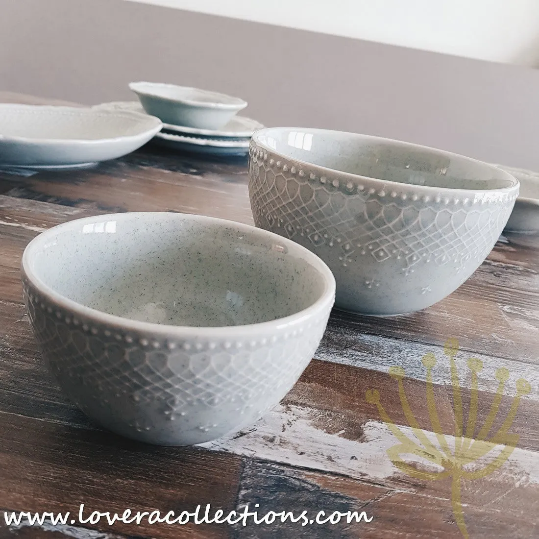 [RESTOCKED] French Lace Dinnerware Collection