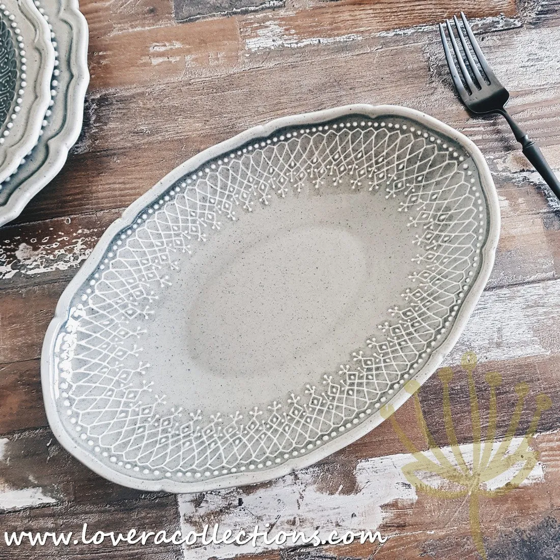 [RESTOCKED] French Lace Dinnerware Collection