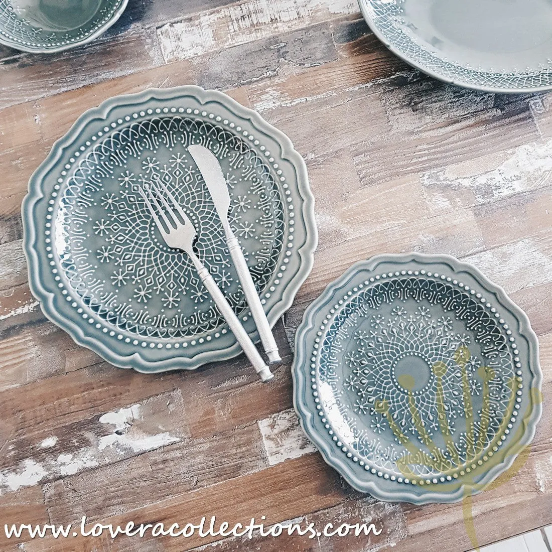 [RESTOCKED] French Lace Dinnerware Collection