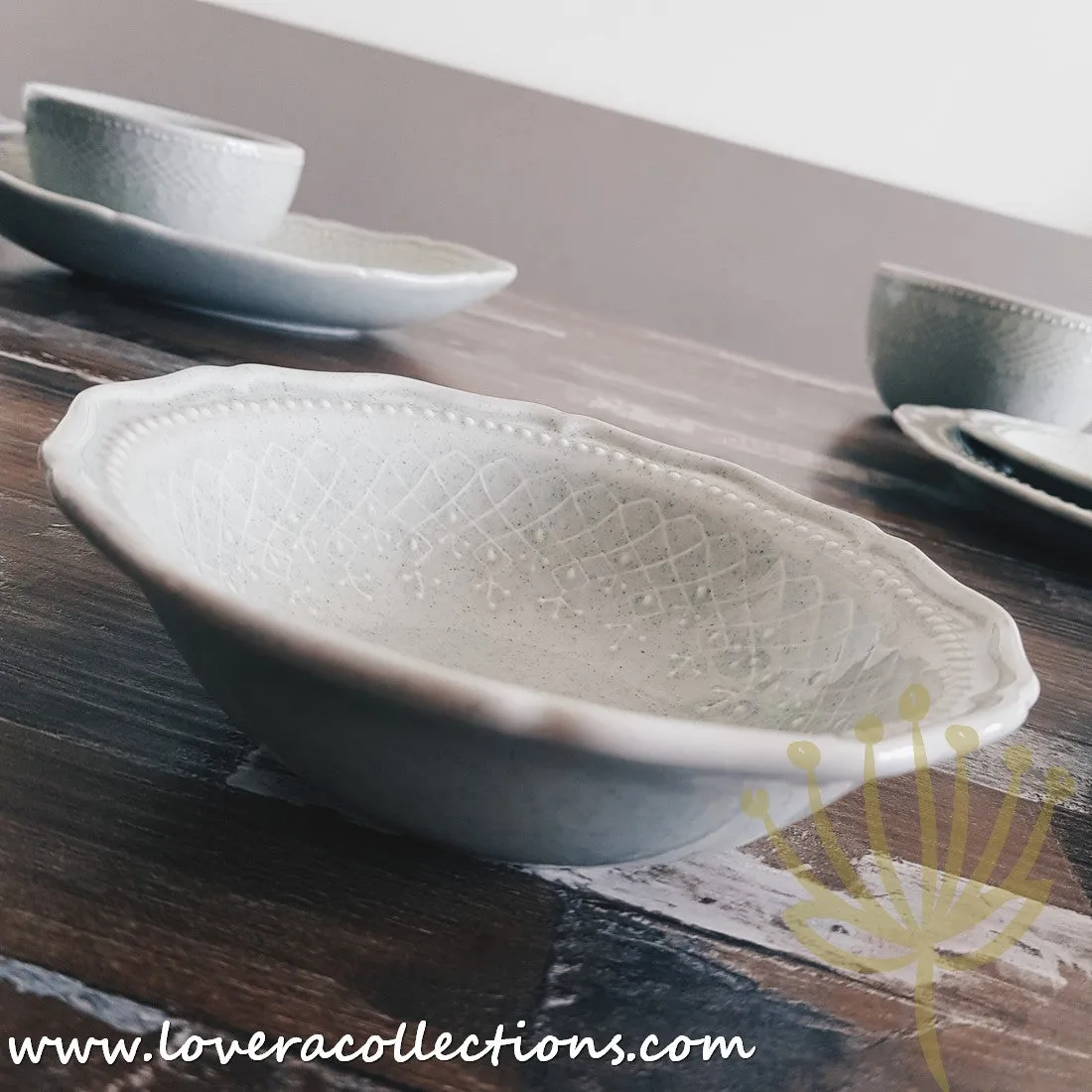 [RESTOCKED] French Lace Dinnerware Collection