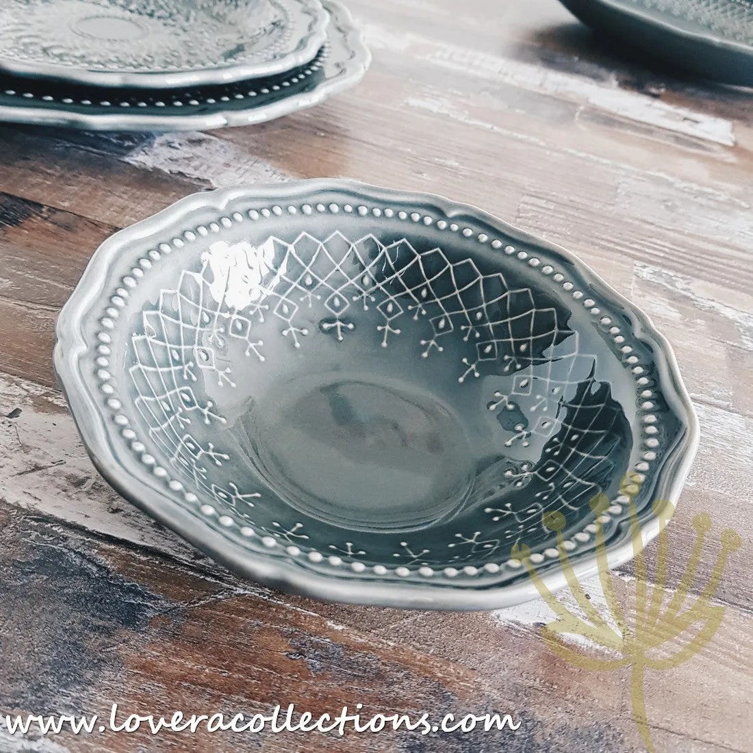 [RESTOCKED] French Lace Dinnerware Collection