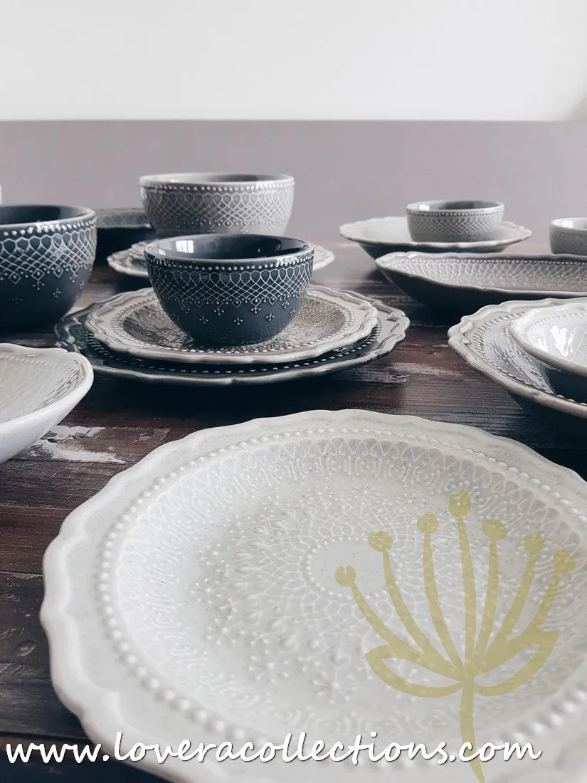 [RESTOCKED] French Lace Dinnerware Collection