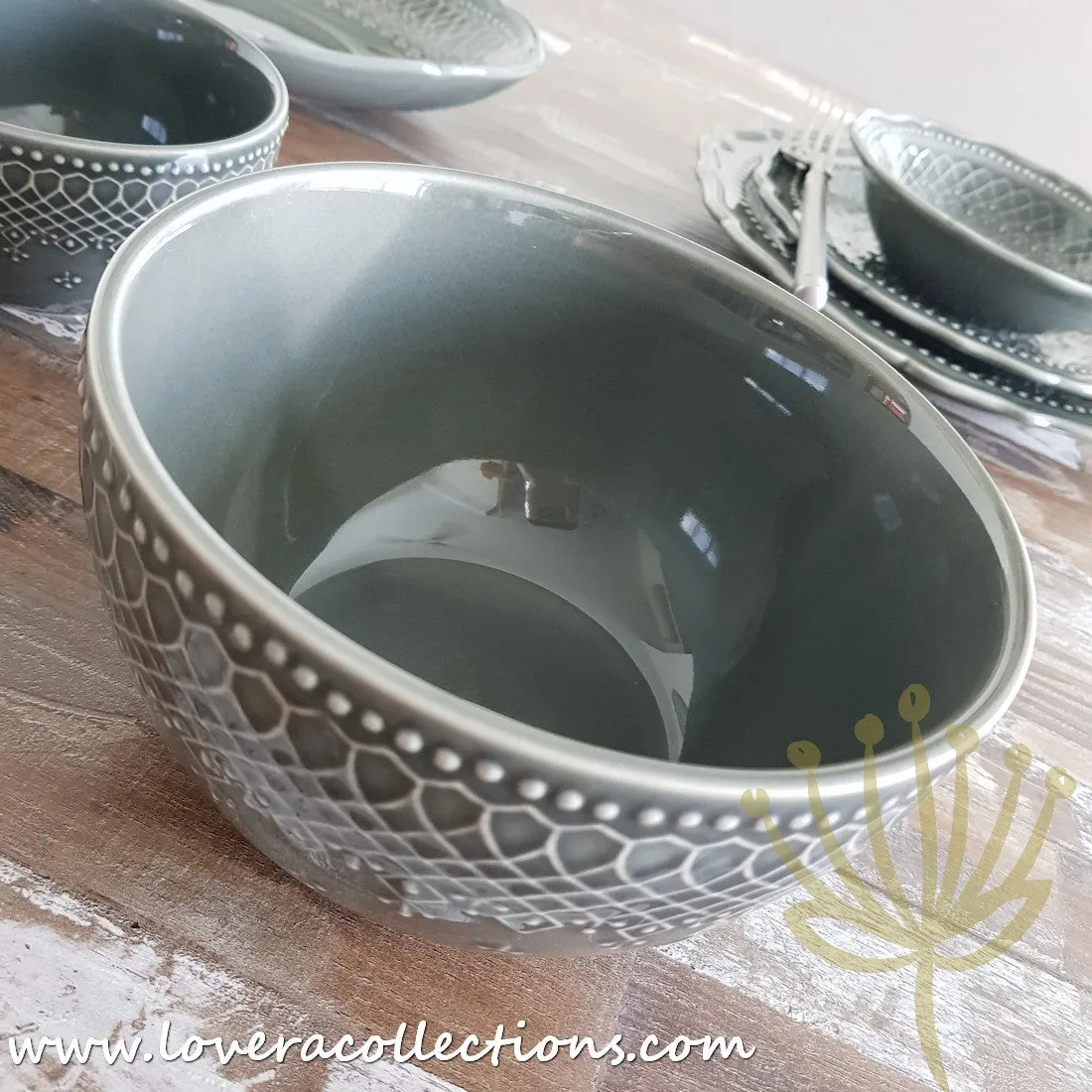 [RESTOCKED] French Lace Dinnerware Collection