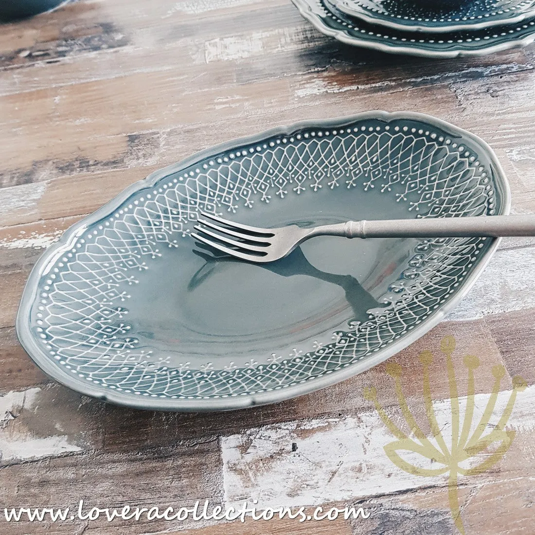 [RESTOCKED] French Lace Dinnerware Collection