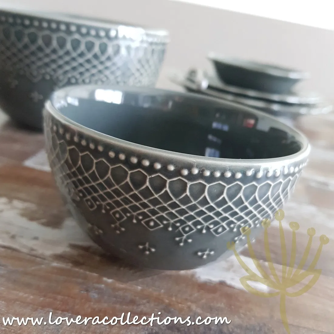 [RESTOCKED] French Lace Dinnerware Collection