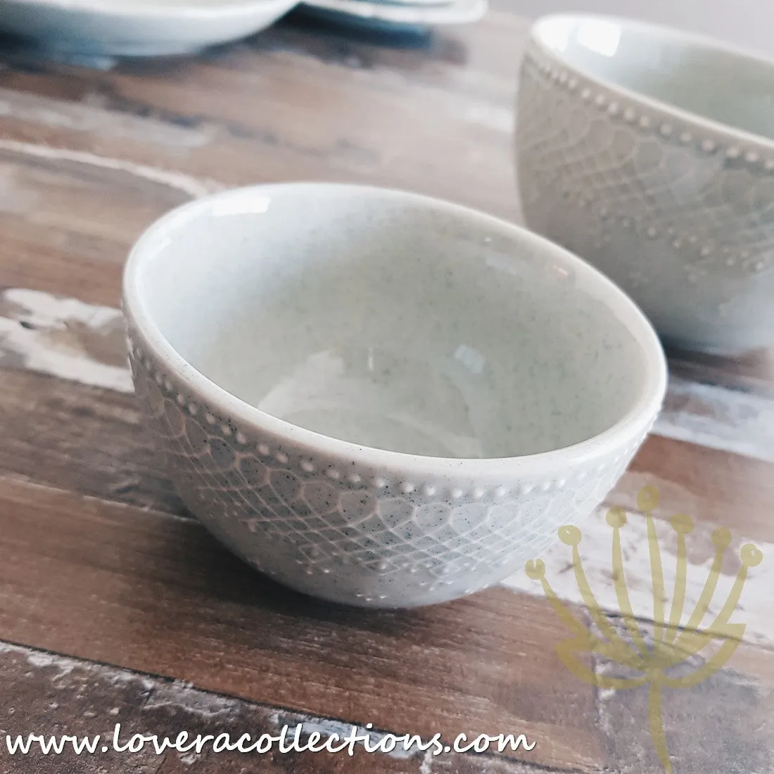 [RESTOCKED] French Lace Dinnerware Collection