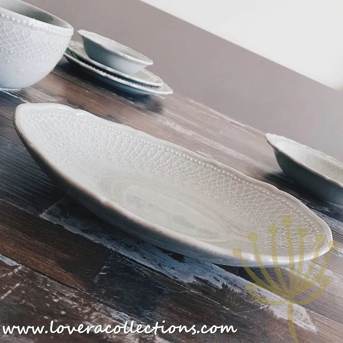 [RESTOCKED] French Lace Dinnerware Collection