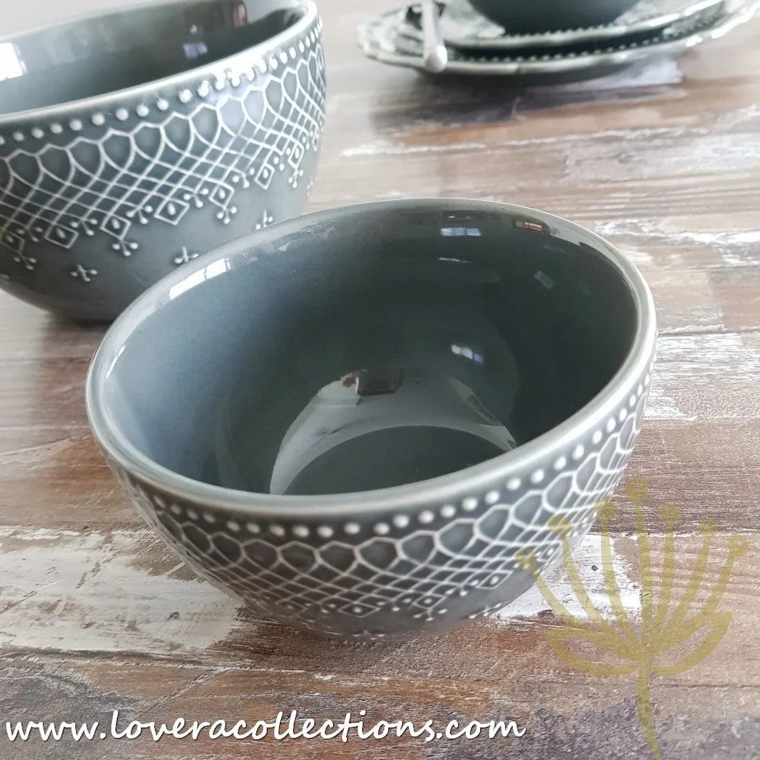 [RESTOCKED] French Lace Dinnerware Collection