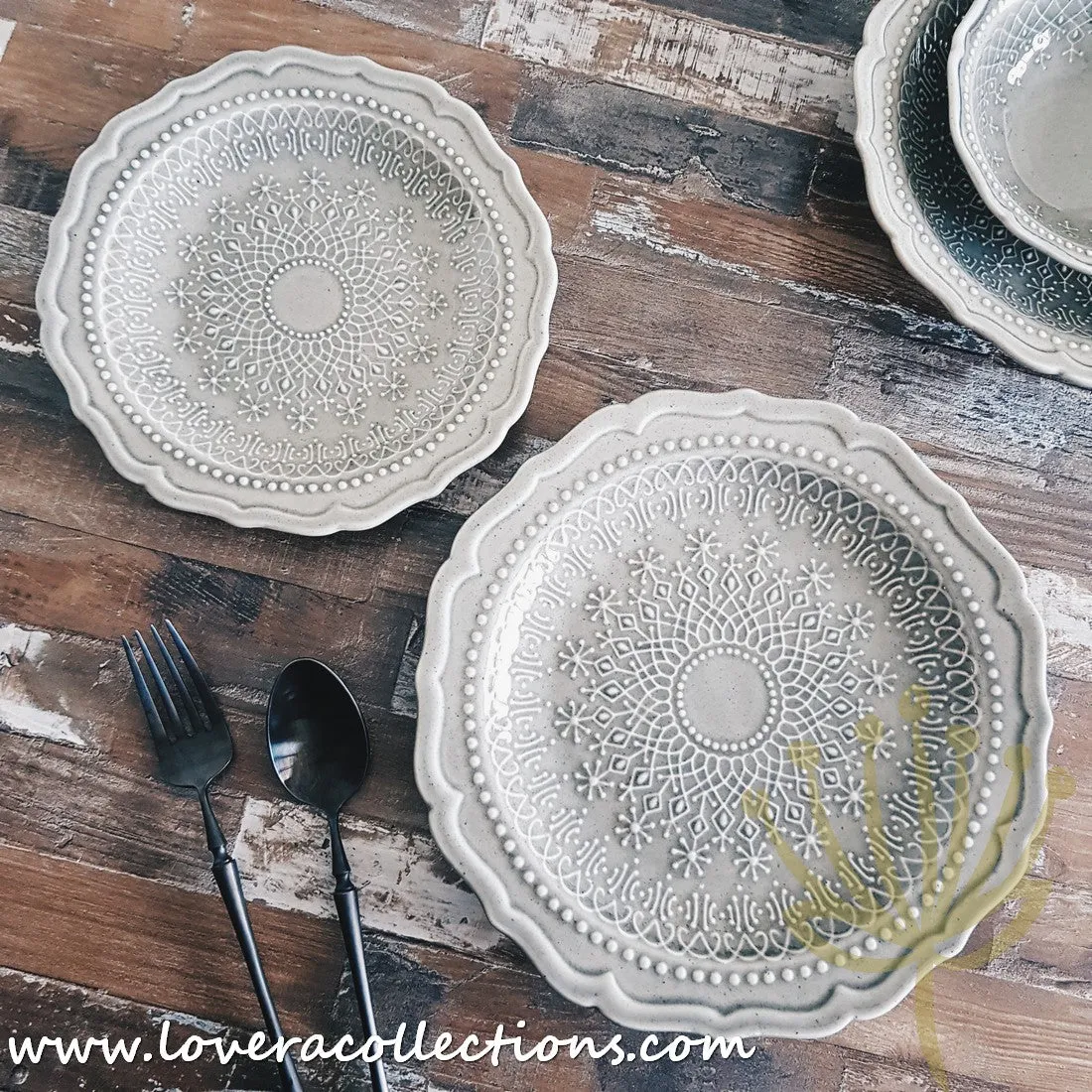 [RESTOCKED] French Lace Dinnerware Collection