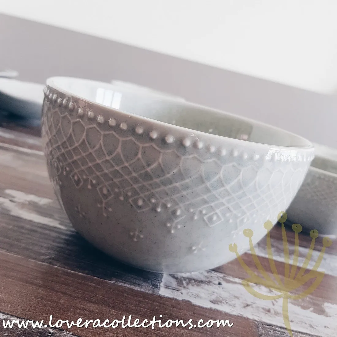 [RESTOCKED] French Lace Dinnerware Collection