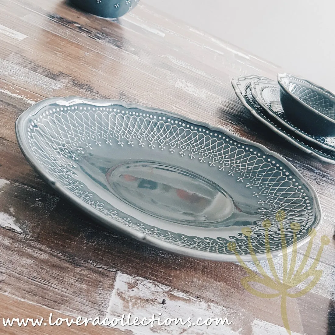 [RESTOCKED] French Lace Dinnerware Collection