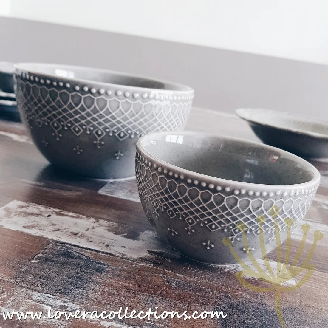 [RESTOCKED] French Lace Dinnerware Collection