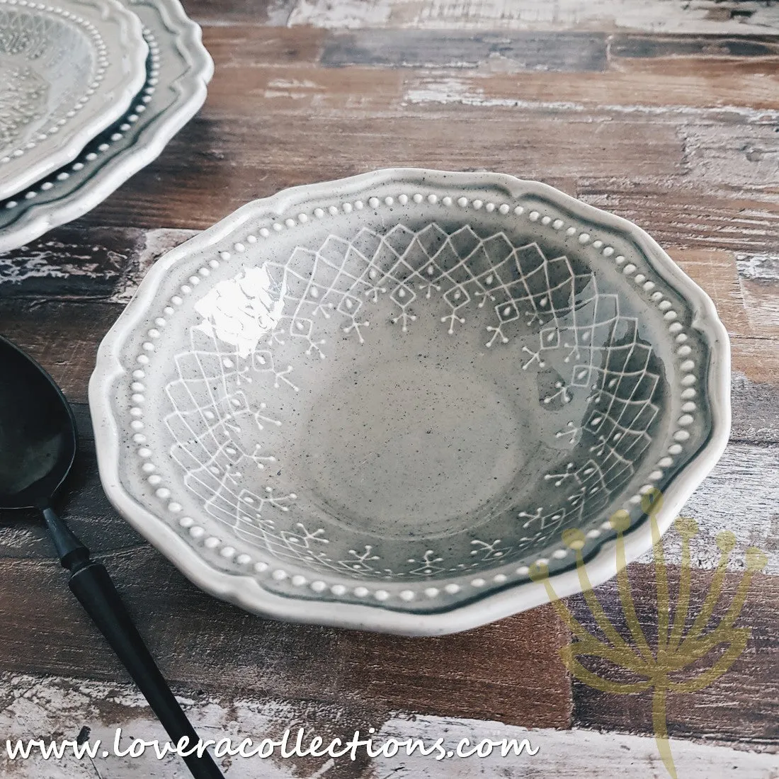 [RESTOCKED] French Lace Dinnerware Collection