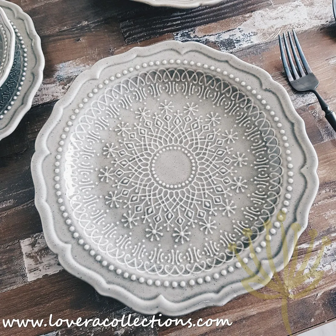 [RESTOCKED] French Lace Dinnerware Collection