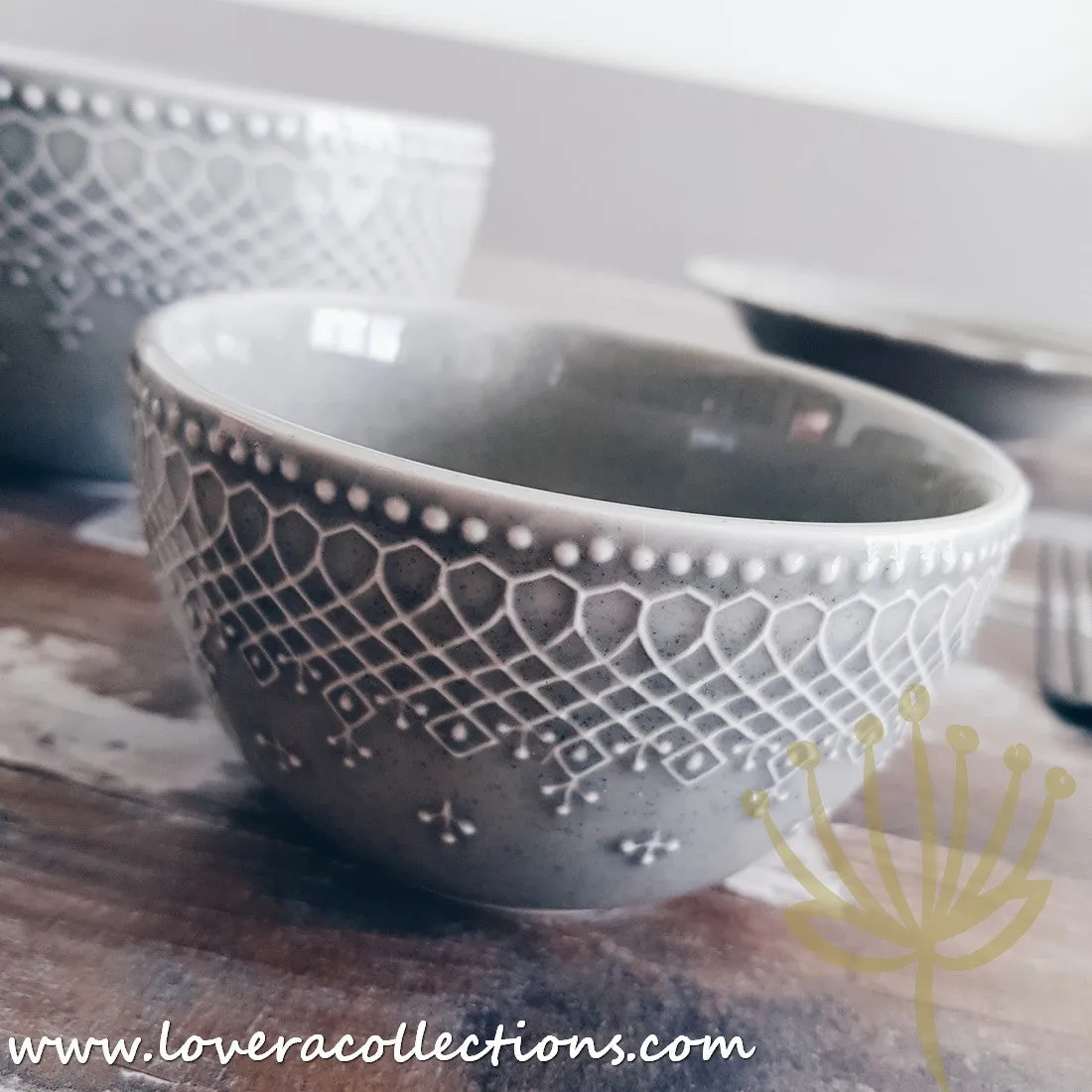 [RESTOCKED] French Lace Dinnerware Collection