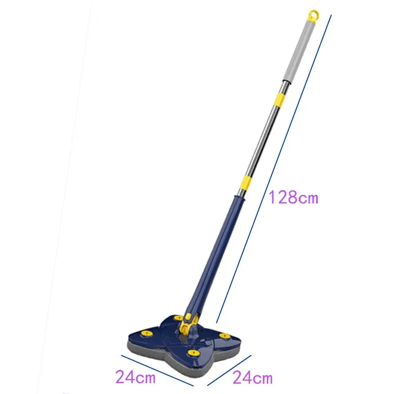 ROTATING 4X LEAVES TWISTER CLEANING MOP