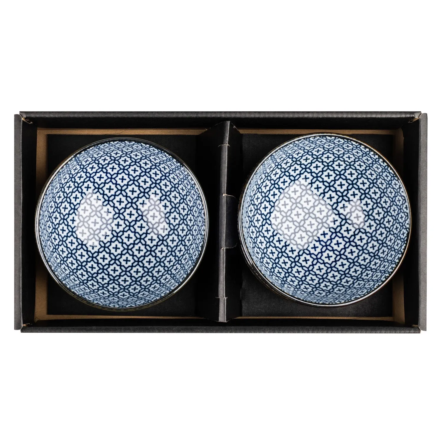 Sashiko Traditional Japanese Rice Bowl Set