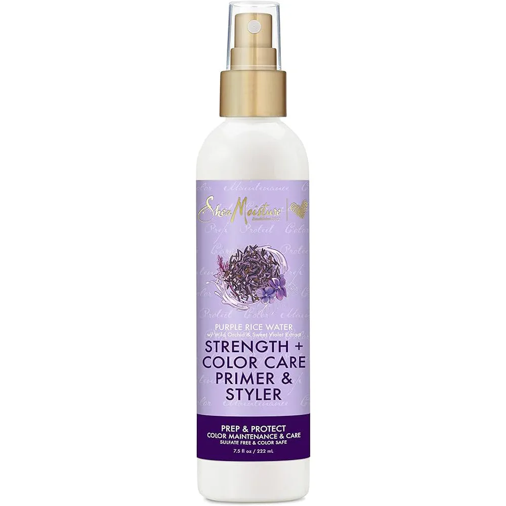 Shea Moisture Purple Rice Water Strength & Color Care Primer & Styler 7.5 oz