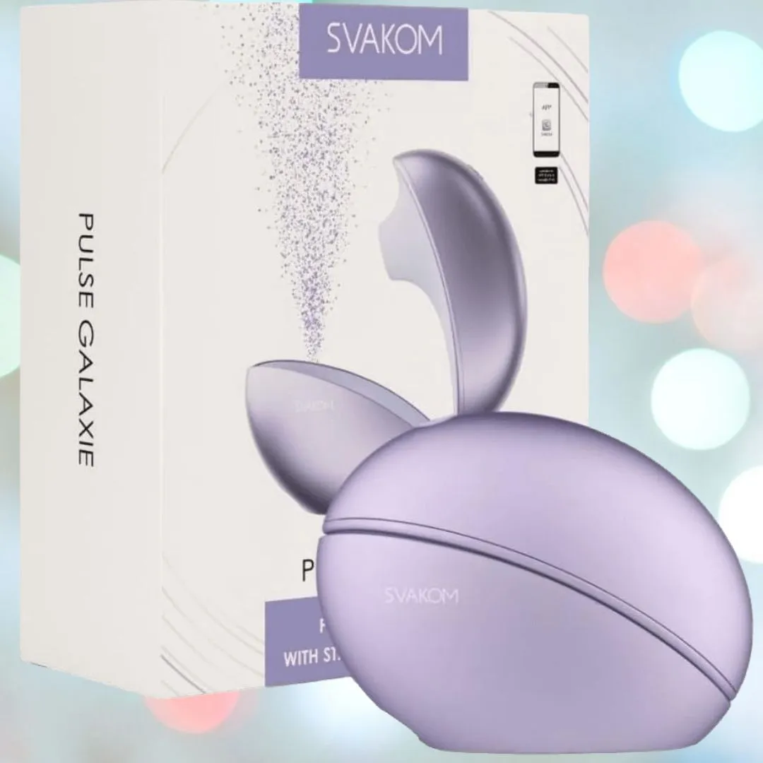 Svakom Pulse Galaxie AIr Pulse Stimulator - Metallic Lilac