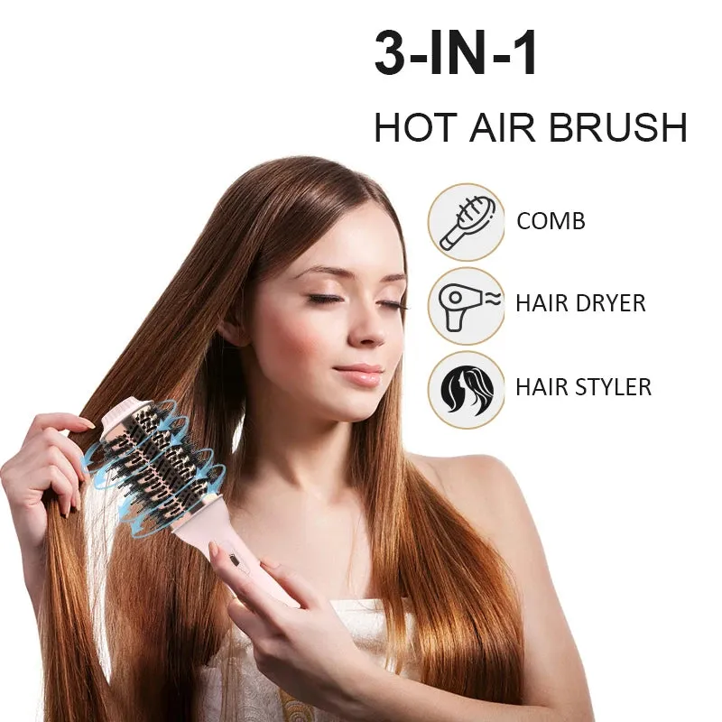 TEEK - Pink Blowout Hair Dryer Brush