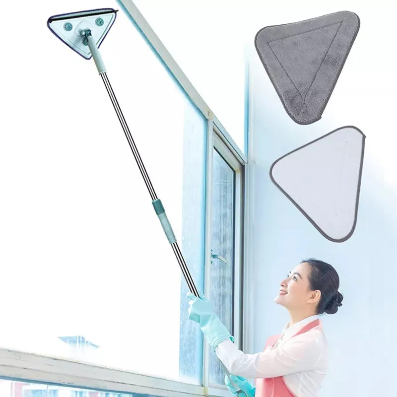 TELESCOPIC TRIANGLE CLEANING WIPER MOP