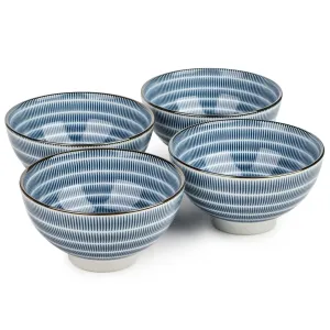 Tochiri Traditional Japanese Rice Bowl Set