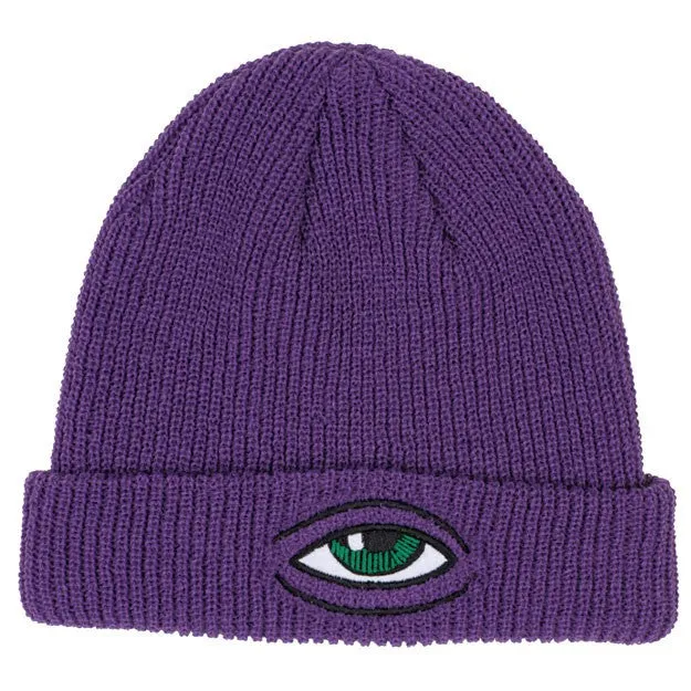 TOY MACHINE BEANIE - SECT EYE DOCK PURPLE