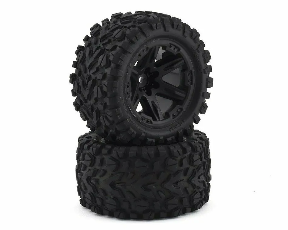 Traxxas Rustler Talon Extreme Tires & Wheels Assembled - TRA6773