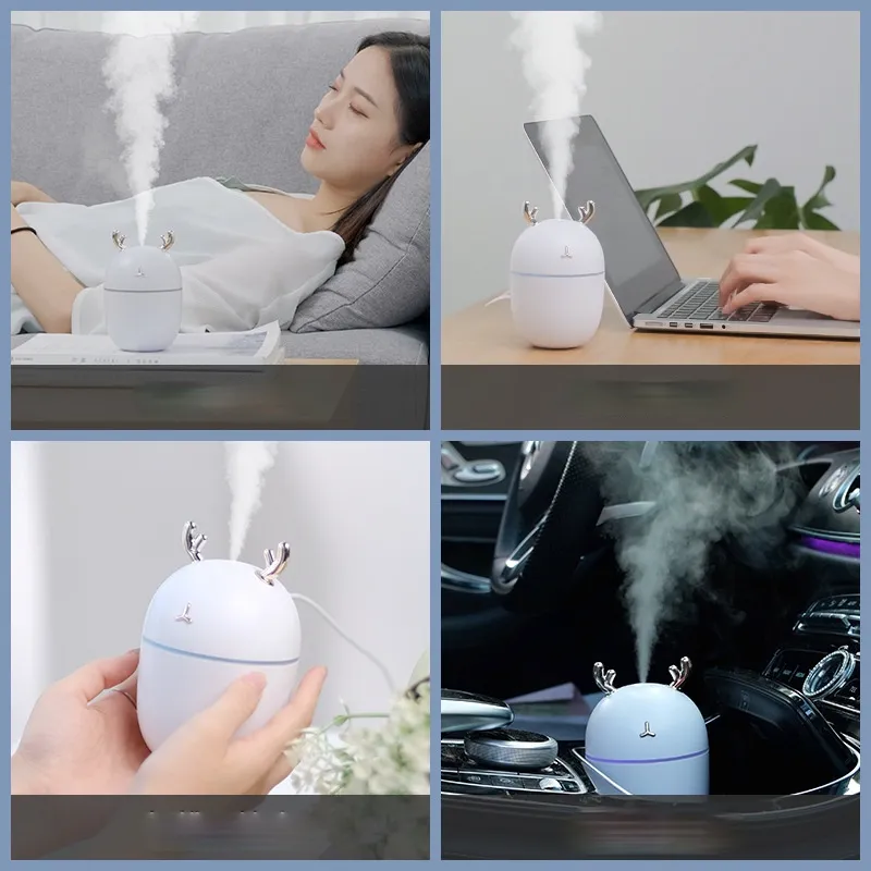 USB Mini Humidifier Household Mute Aroma Diffuser