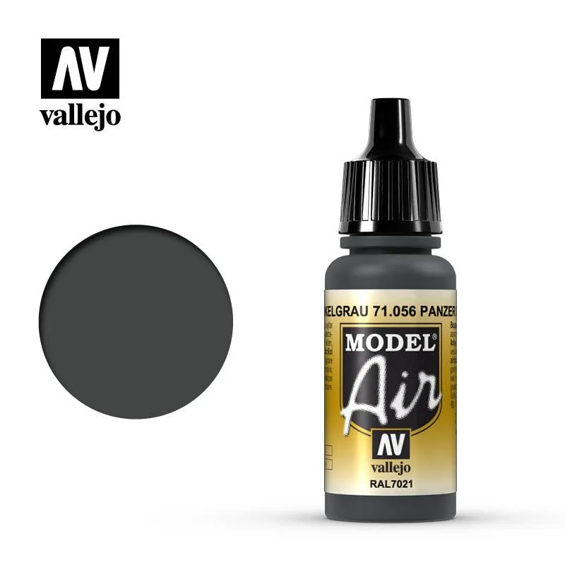 Vallejo 71056 Model Air Panzer Dark Gray Acrylic Paint 17ml