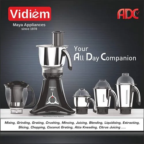 VIDIEM MIXER GRINDER - VSTAR ADC 750 W