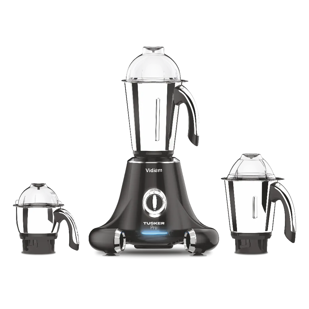 Vidiem Tusker Pro 3 Jar Mixer Grinder 1000W Black