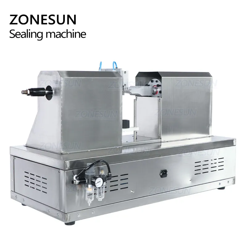 ZONESUN QDFW-125S Ultrasonic Hand Cream Soft Hose Sealer Equipment Tools Plastic Tube Sealing Machine