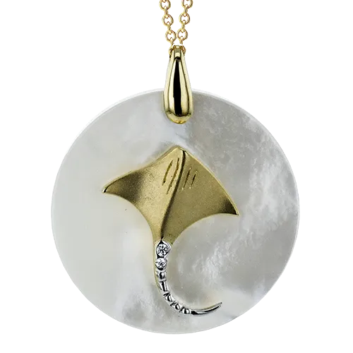 ZP1213 Pendant in 14k Gold with Diamonds